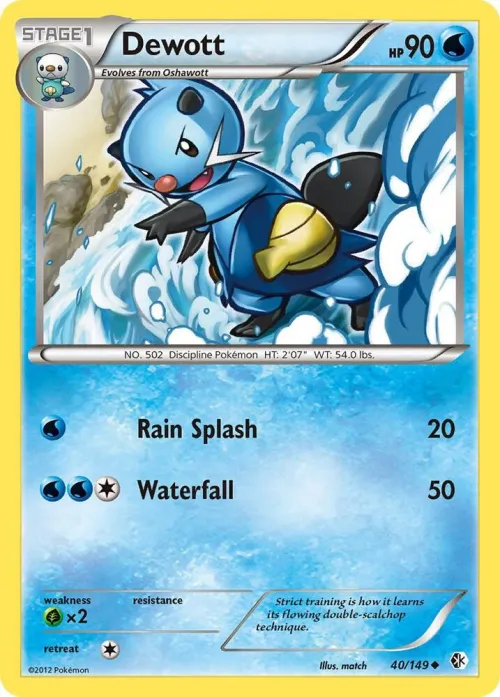 Dewott - Reverse Holo