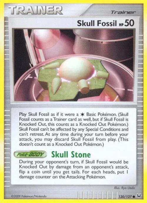 Skull Fossil - Reverse Holo