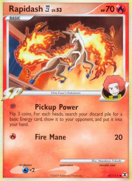 Rapidash E4 - Reverse Holo