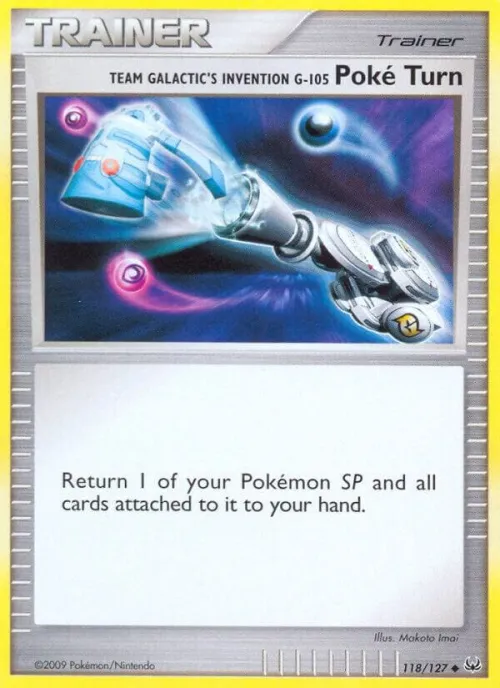 Team Galactic's Invention G-105 Poke Turn - Reverse Holo