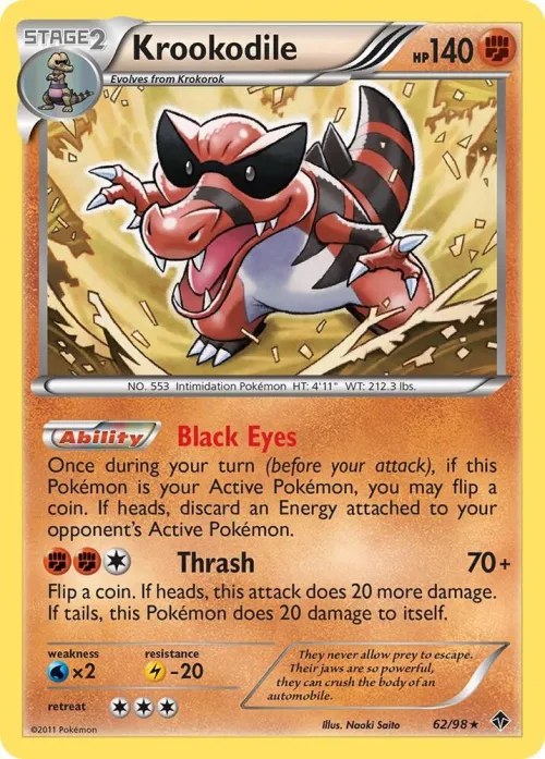 Krookodile - Reverse Holo
