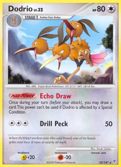 Dodrio - Reverse Holo