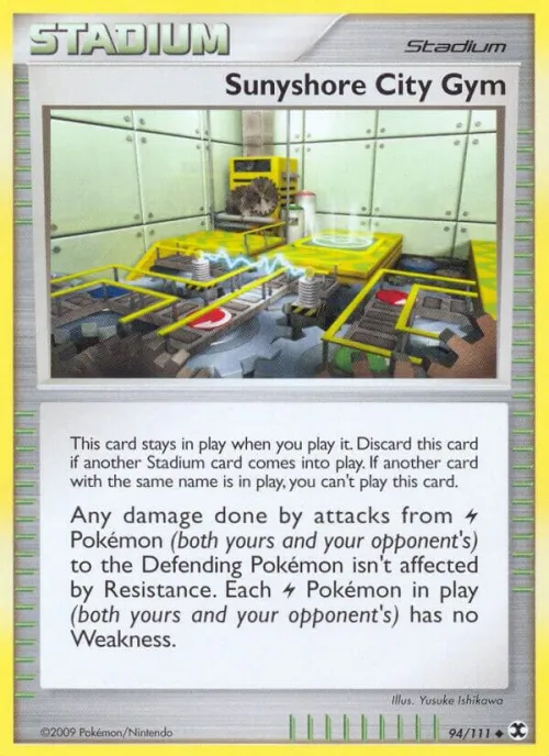 Sunyshore City Gym - Reverse Holo