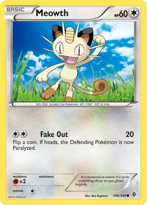 Meowth - Reverse Holo