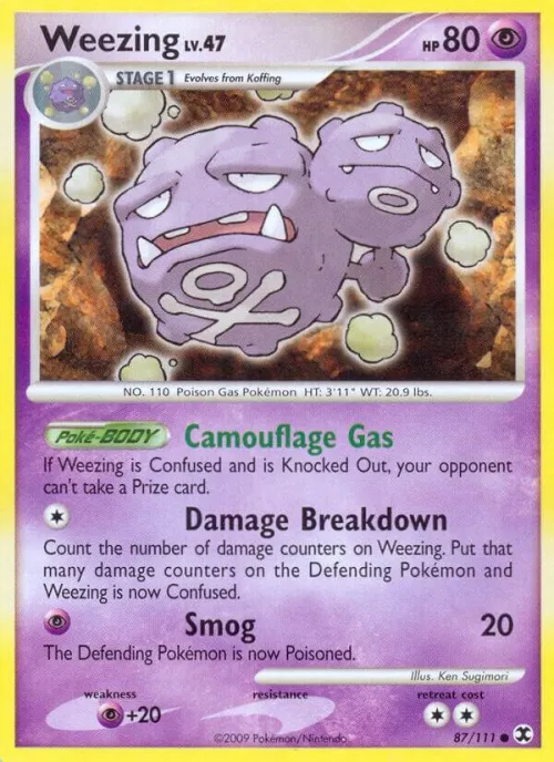 Weezing - Reverse Holo