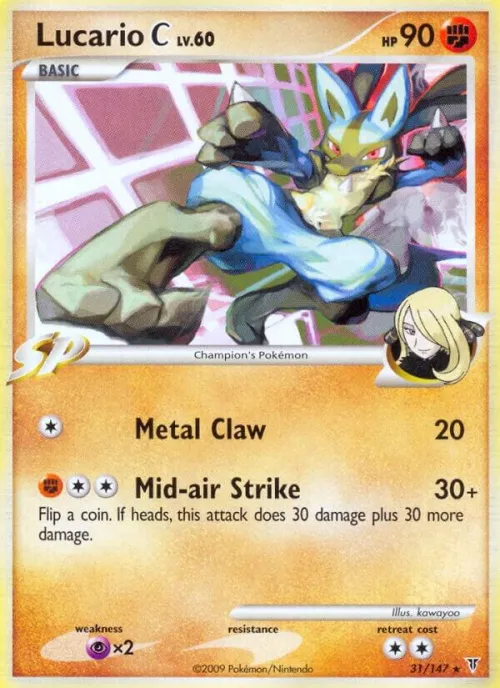Lucario C - Reverse Holo