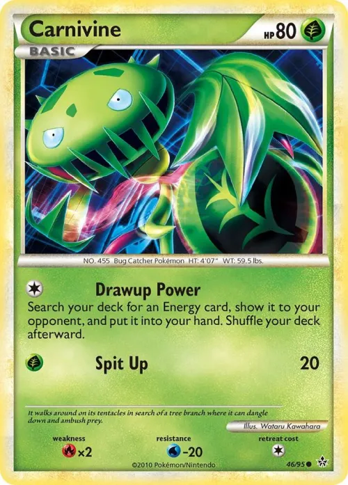 Carnivine - Reverse Holo