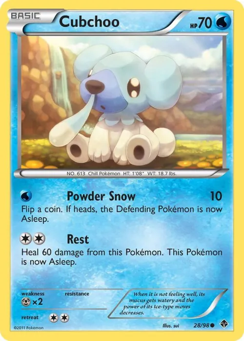Cubchoo (28) - Reverse Holo