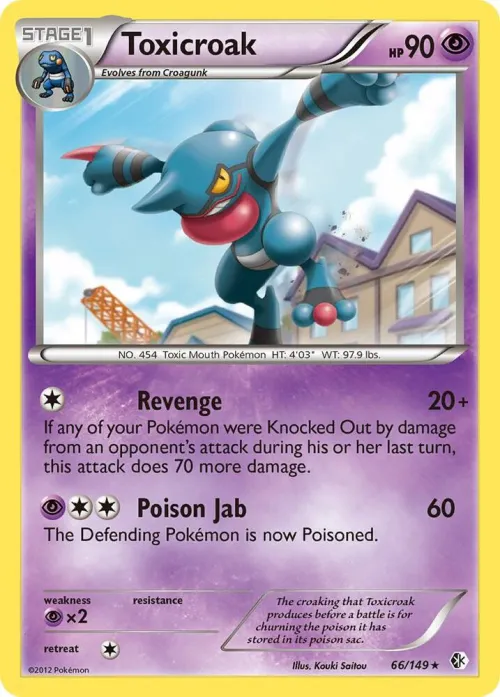 Toxicroak - Reverse Holo
