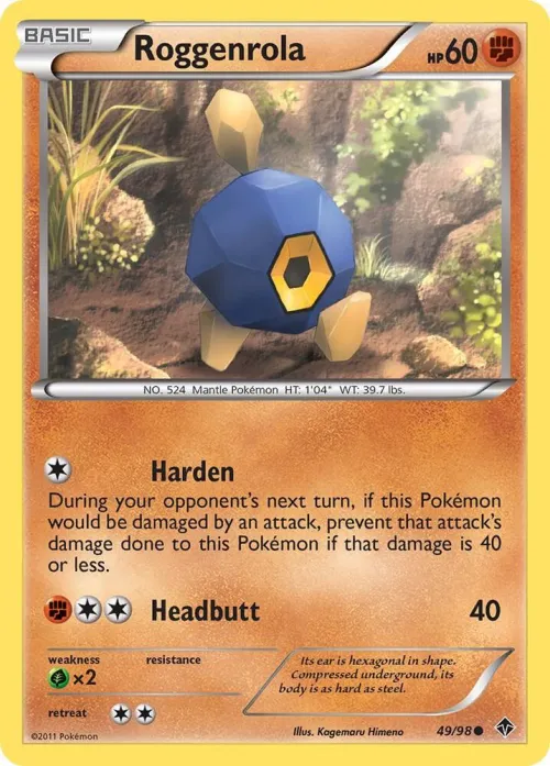 Roggenrola (49) - Reverse Holo