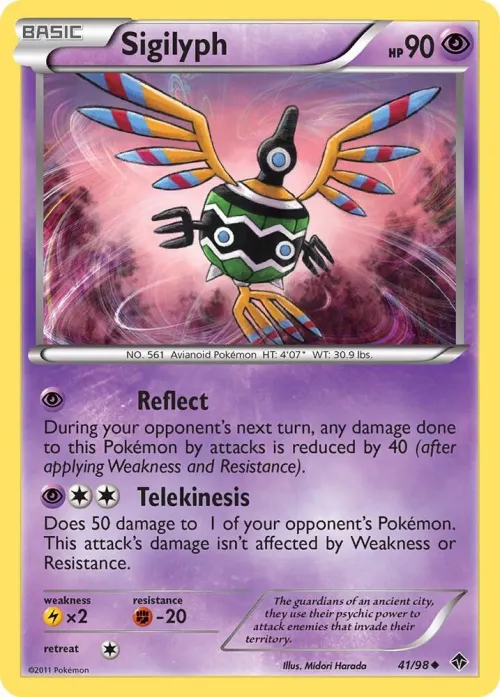 Sigilyph (41) - Reverse Holo
