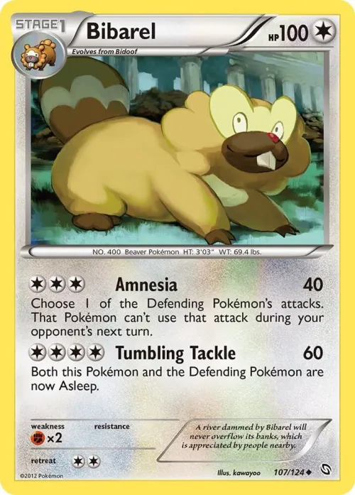 Bibarel - Reverse Holo