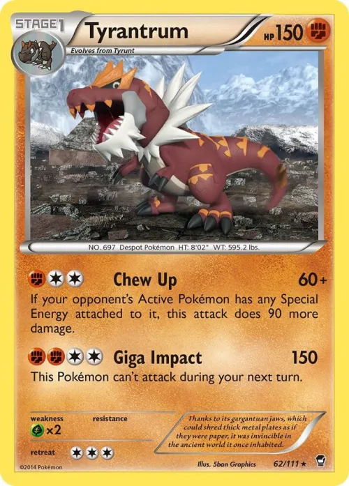 Tyrantrum - Reverse Holo