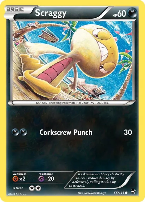 Scraggy - Reverse Holo