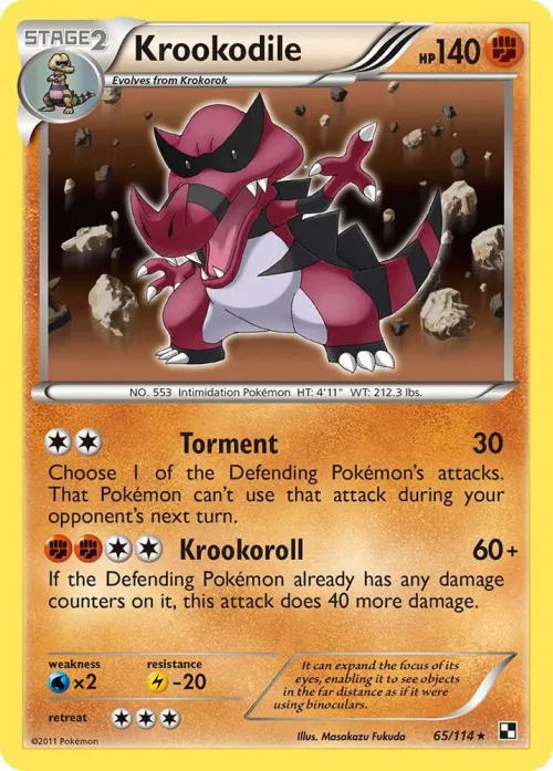 Krookodile - Reverse Holo