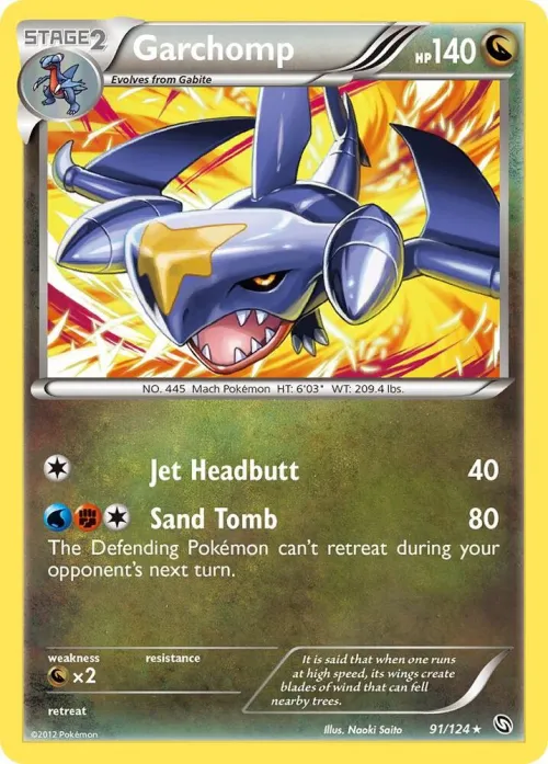 Garchomp (91) - Reverse Holo