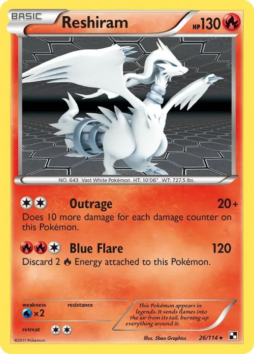 Reshiram - Reverse Holo