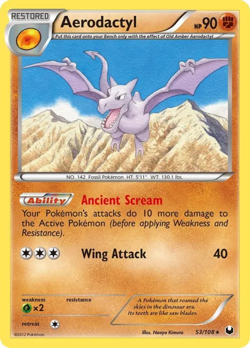 Aerodactyl - Reverse Holo