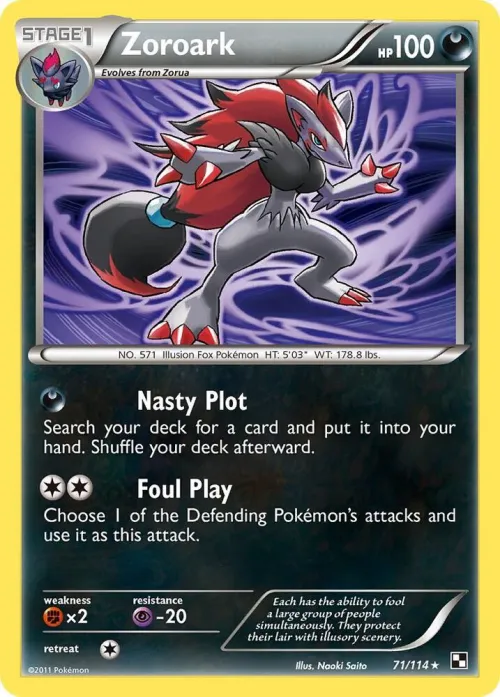 Zoroark - Reverse Holo