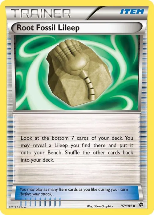 Root Fossil Lileep - Reverse Holo