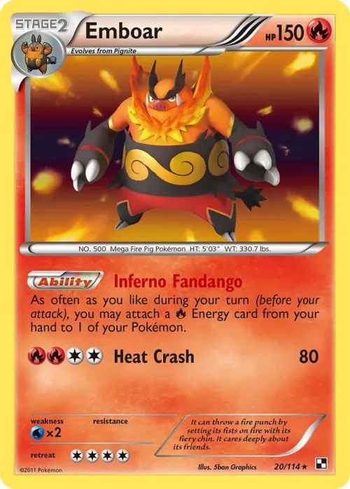 Emboar (20) - Holo
