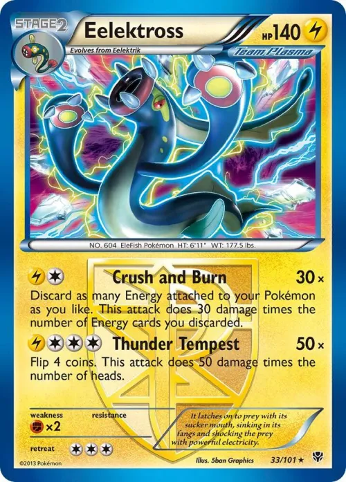 Eelektross (Team Plasma) - Holo