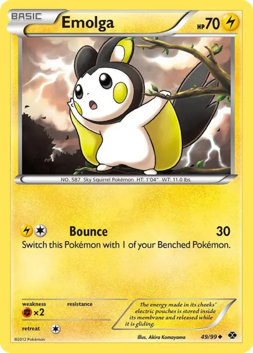 Emolga - Reverse Holo
