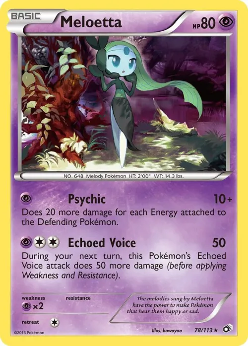 Meloetta (78) - Reverse Holo