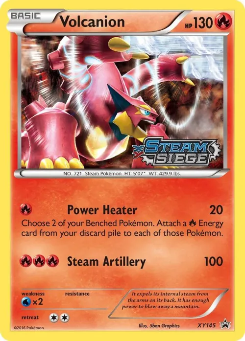 Volcanion - Prerelease Staff