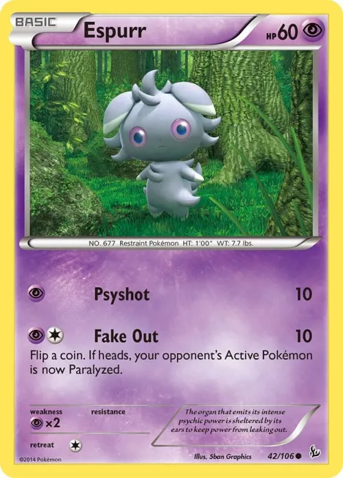 Espurr - Reverse Holo