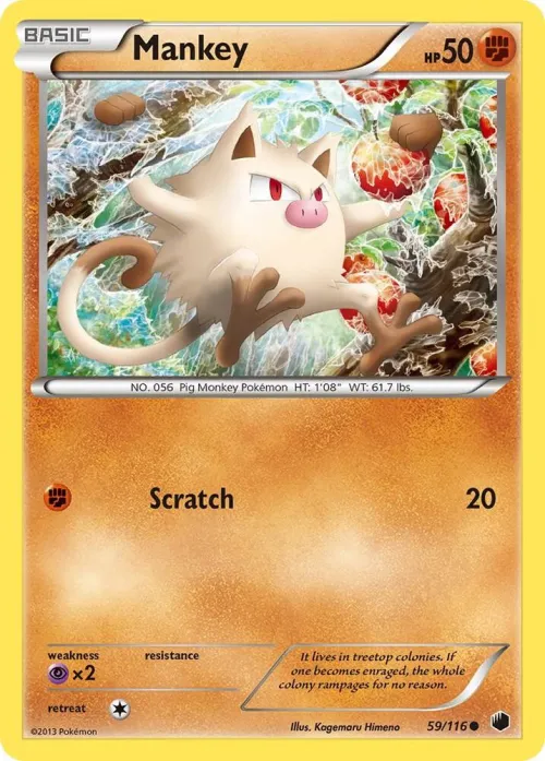 Mankey - Reverse Holo