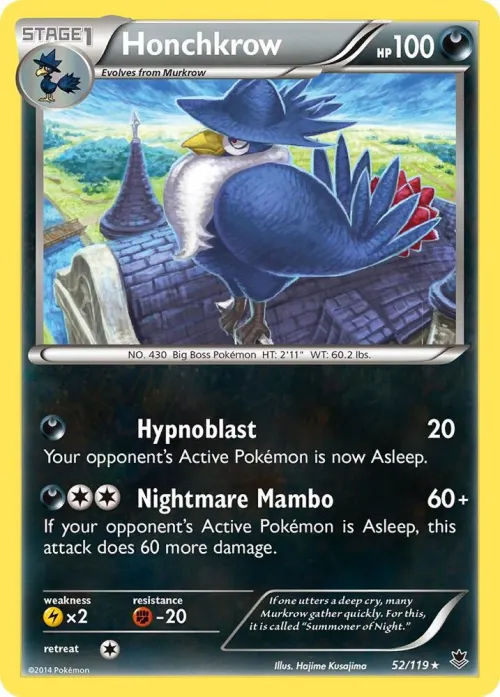 Honchkrow - Reverse Holo