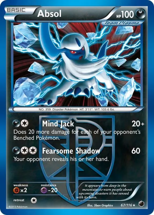 Absol (Team Plasma) - Holo