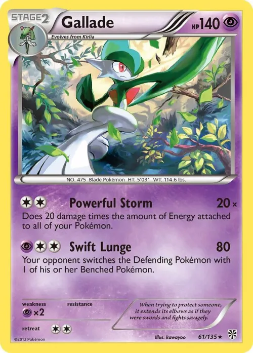 Gallade - Reverse Holo