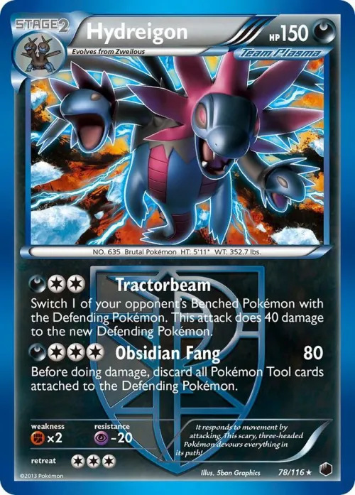 Hydreigon (Team Plasma) - Holo