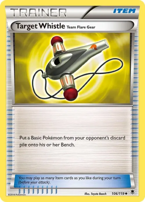 Target Whistle - Reverse Holo