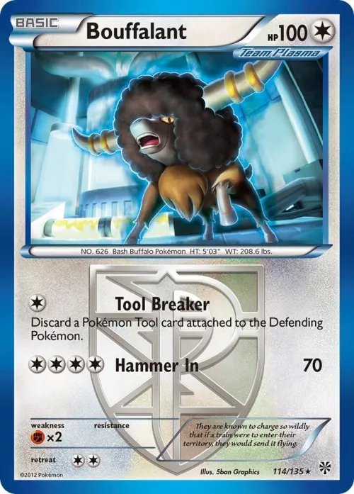 Bouffalant (Team Plasma) - Reverse Holo