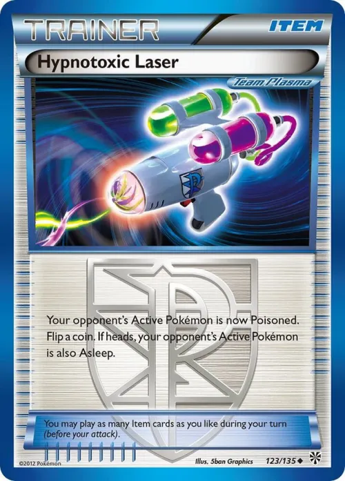 Hypnotoxic Laser (Team Plasma) - Reverse Holo