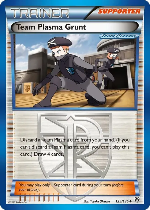 Team Plasma Grunt (Team Plasma) - Reverse Holo