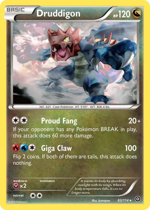 Druddigon - Reverse Holo