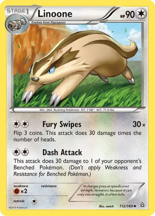 Linoone - Reverse Holo