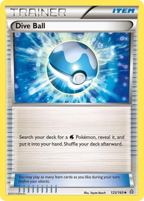 Dive Ball - Reverse Holo