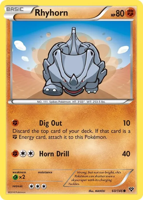 Rhyhorn - Reverse Holo