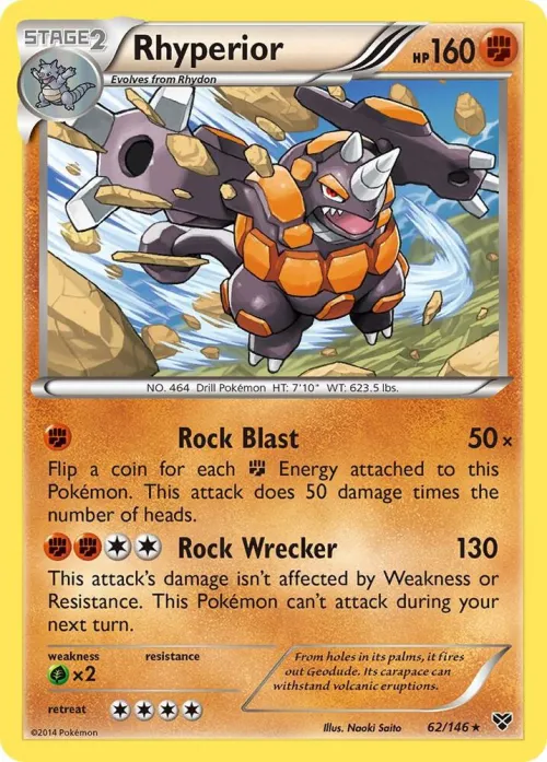 Rhyperior - Reverse Holo