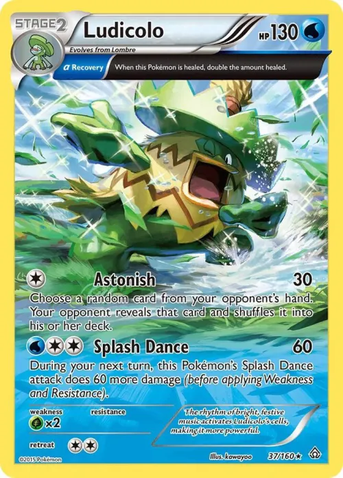 Ludicolo (Alpha) - Reverse Holo
