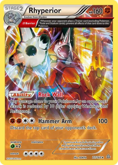 Rhyperior (Omega) - Reverse Holo