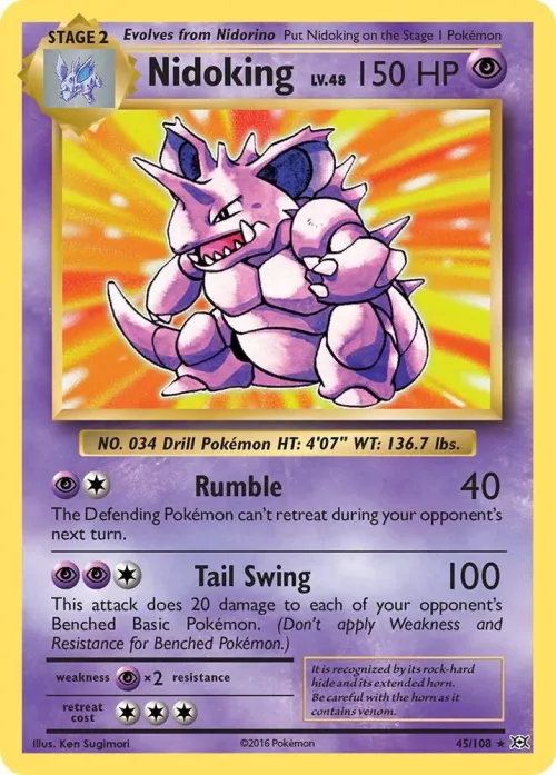 Nidoking - Holo