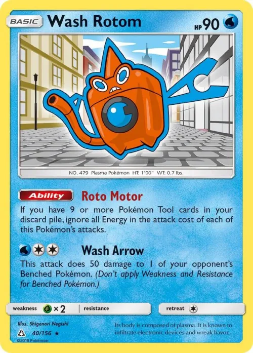 Wash Rotom - Reverse Holo
