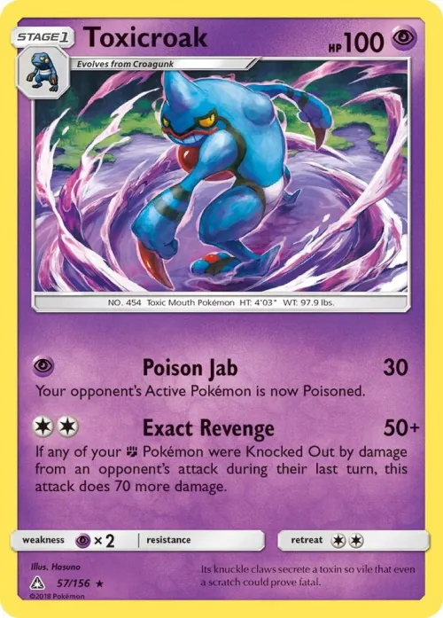 Toxicroak - Reverse Holo