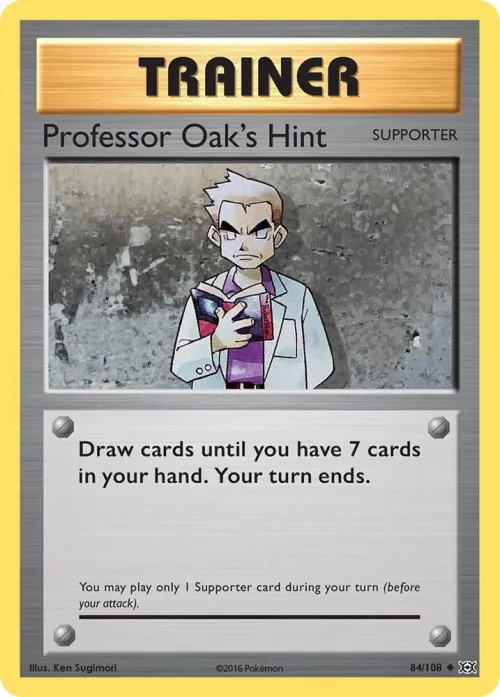 Professor Oak's Hint - Reverse Holo